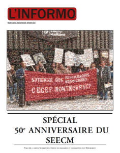Couverture Informo 50e anniversaire
